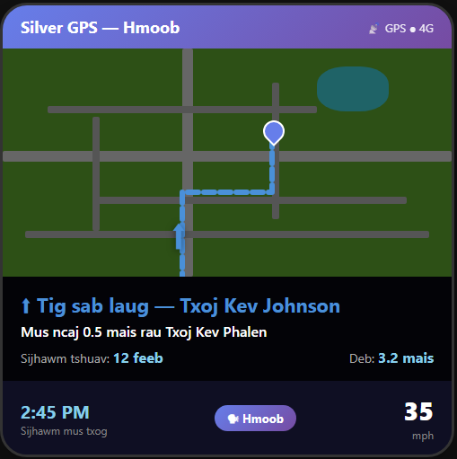 Silver GPS — Hmoob